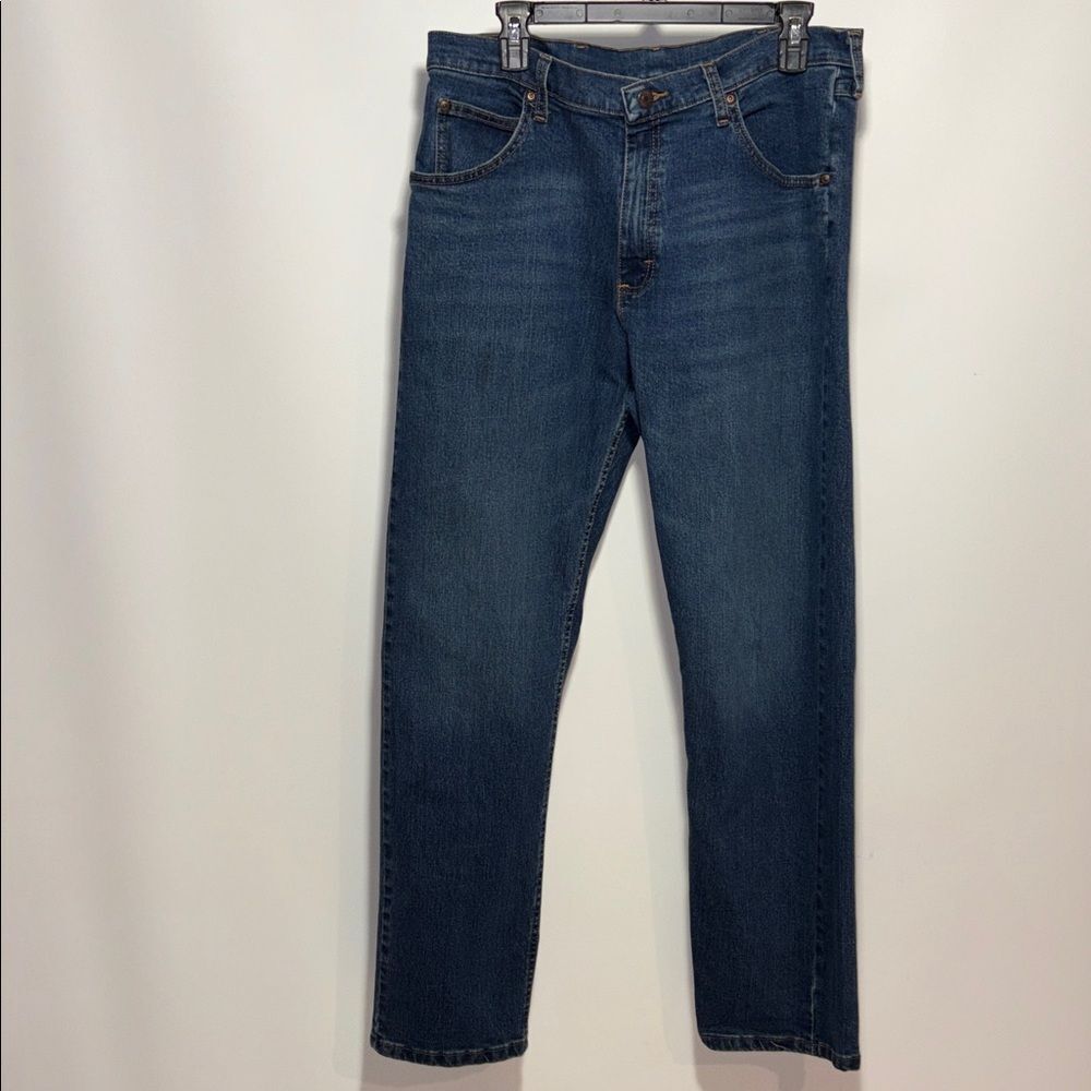Wrangler Men's Straight Blue Jeans
